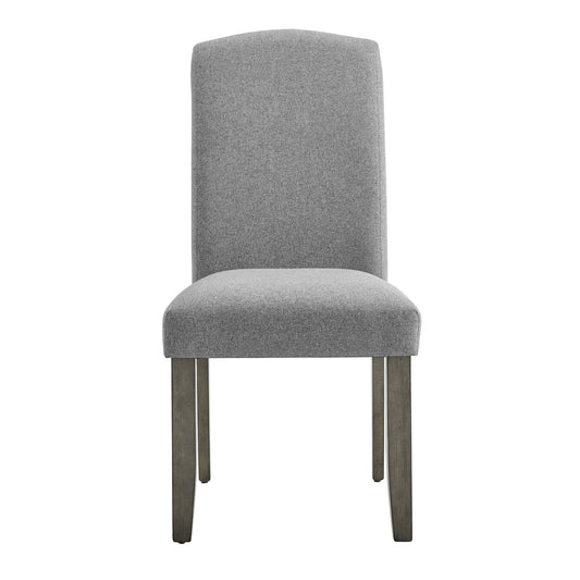 Emily - Dining Side Chair (Set of 2) - Dark Gray - Hornell Furniture Outlet