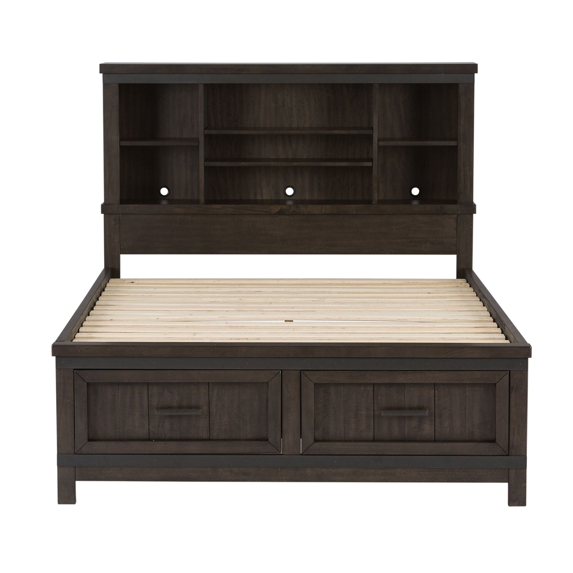 Thornwood Hills - Bookcase Bed, Dresser & Mirror - Hornell Furniture Outlet