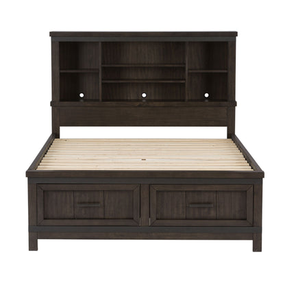 Thornwood Hills - Bookcase Bed, Dresser & Mirror - Hornell Furniture Outlet
