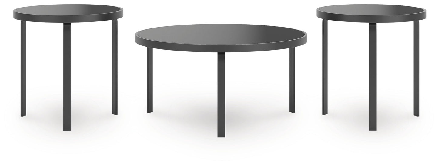 Dorylin - Black - Occasional Table Set (Set of 3) - Hornell Furniture Outlet
