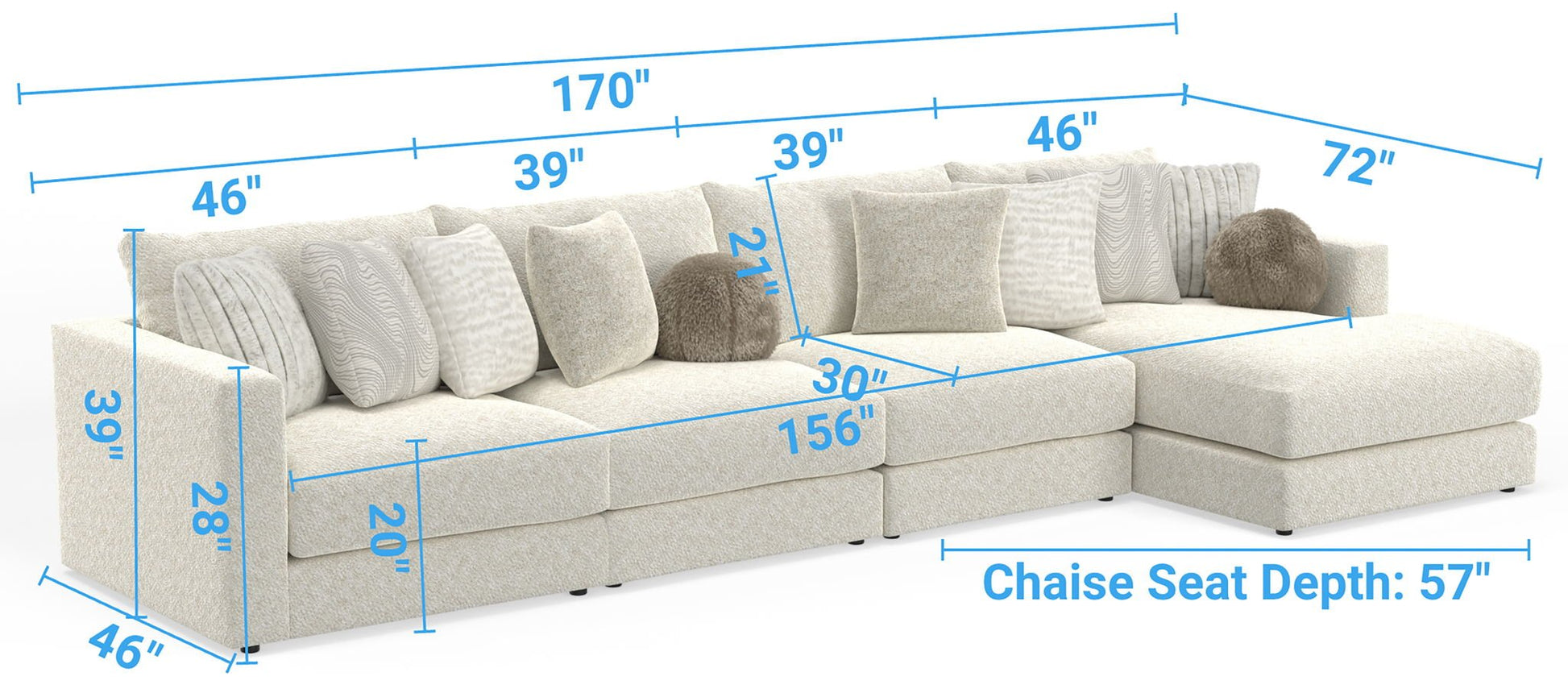 Ritzy - Modular Sofa - Hornell Furniture Outlet