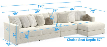 Ritzy - Modular Sofa - Hornell Furniture Outlet