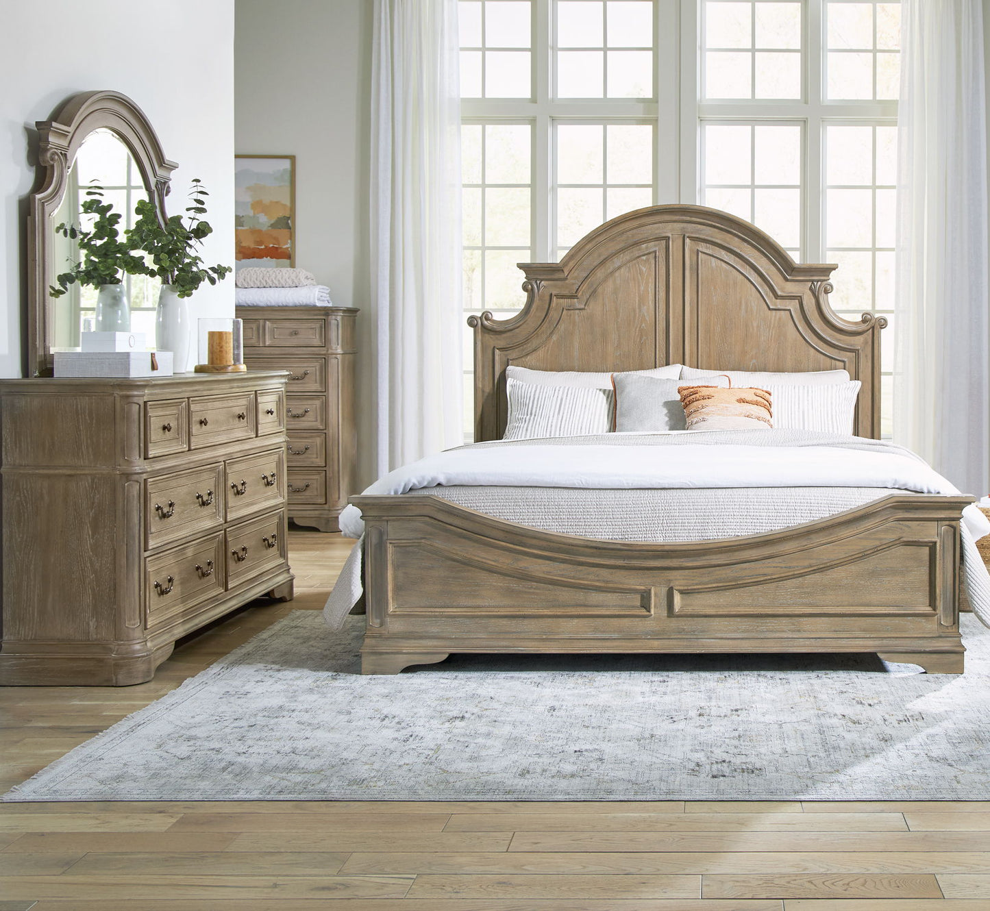 Magnolia Manor - Panel Bedroom Set - Hornell Furniture Outlet