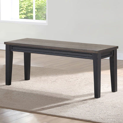 Raven - Noir Bench - Dark Brown - Hornell Furniture Outlet