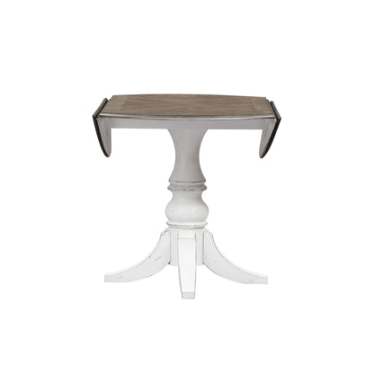 Magnolia Manor - Drop Leaf Table - White - Hornell Furniture Outlet