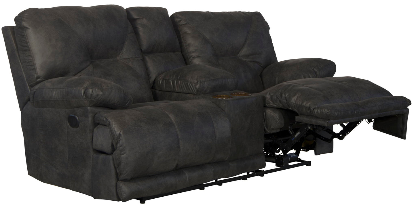 Voyager - Lay Flat Console Reclining Loveseat - Hornell Furniture Outlet
