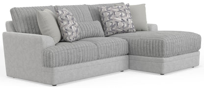 Titan - Sectional With Comfort Coil Seating And Accent Pillows Included - Hornell Furniture Outlet