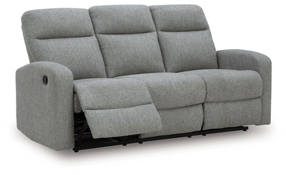 Gauntlet - Sterling - Reclining Sofa - Hornell Furniture Outlet