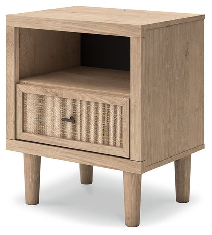 Cielden - Two - Tone - One Drawer Night Stand - Hornell Furniture Outlet