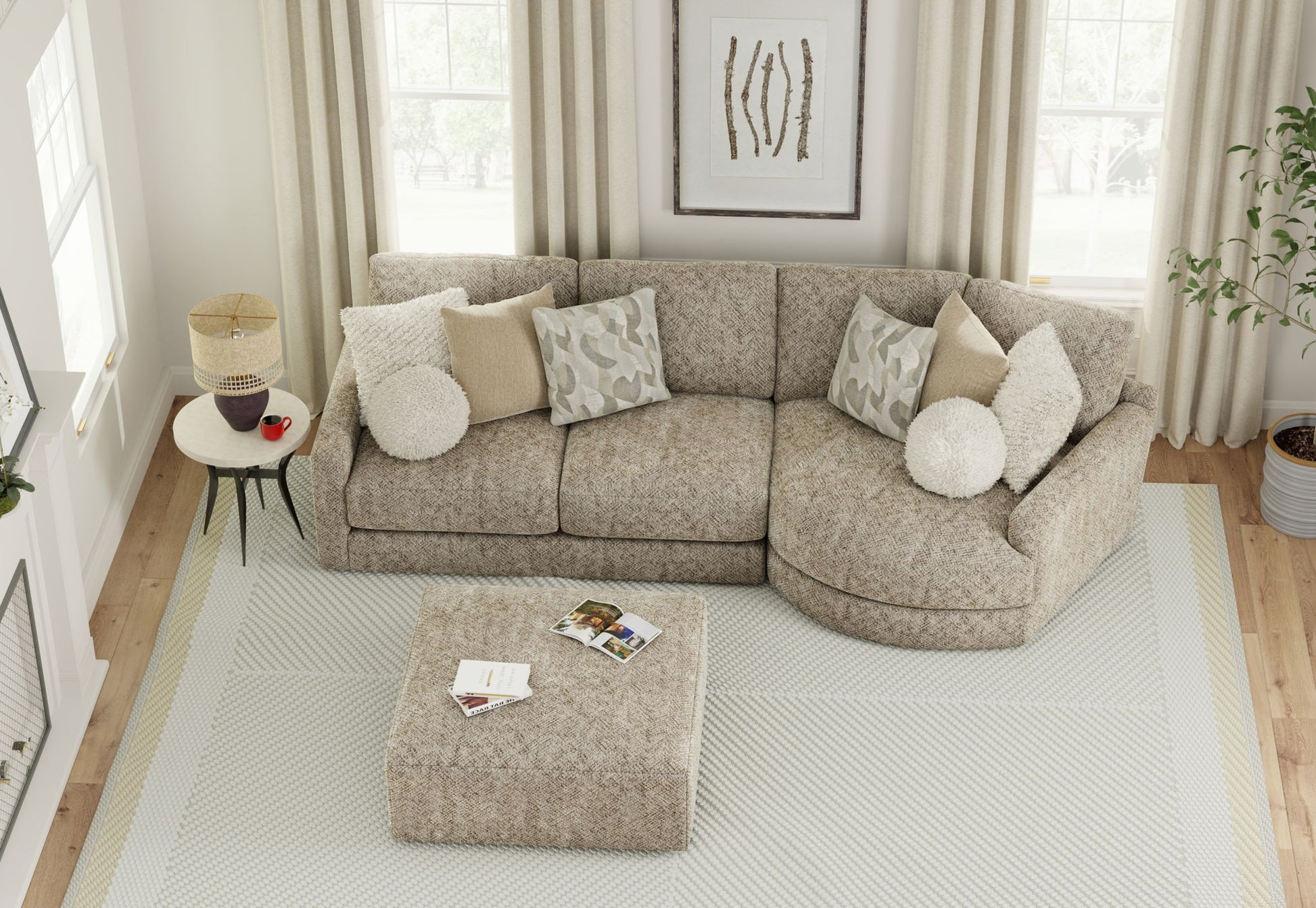 Turner - Sectional - Hornell Furniture Outlet