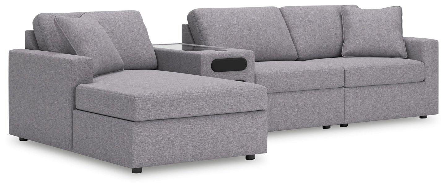Modmax - Granite - Sectional - Hornell Furniture Outlet