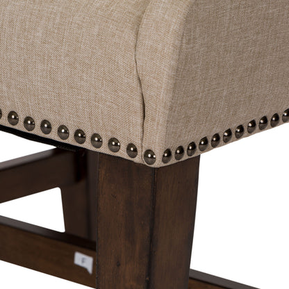 Armand - Upholstered Side Chair - Beige - Hornell Furniture Outlet