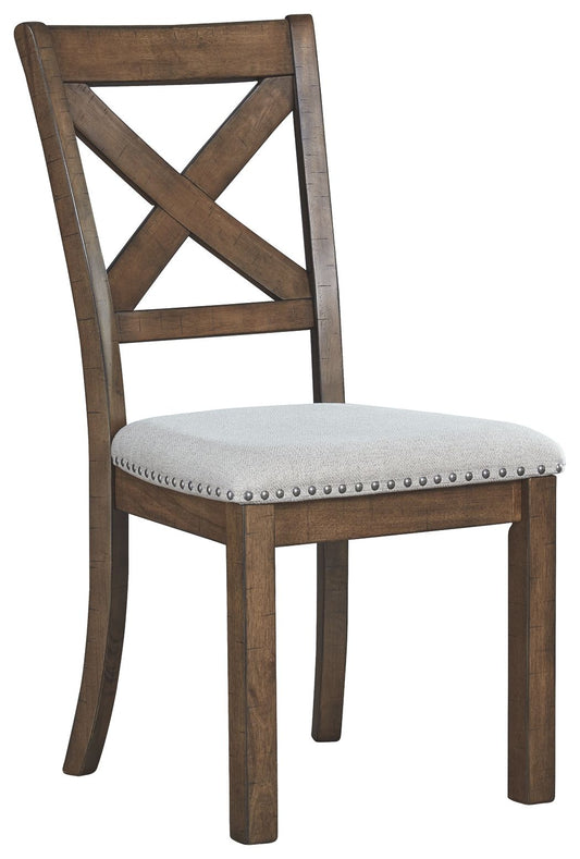 Moriville - Beige - Dining UPH Side Chair (Set of 2) - Hornell Furniture Outlet