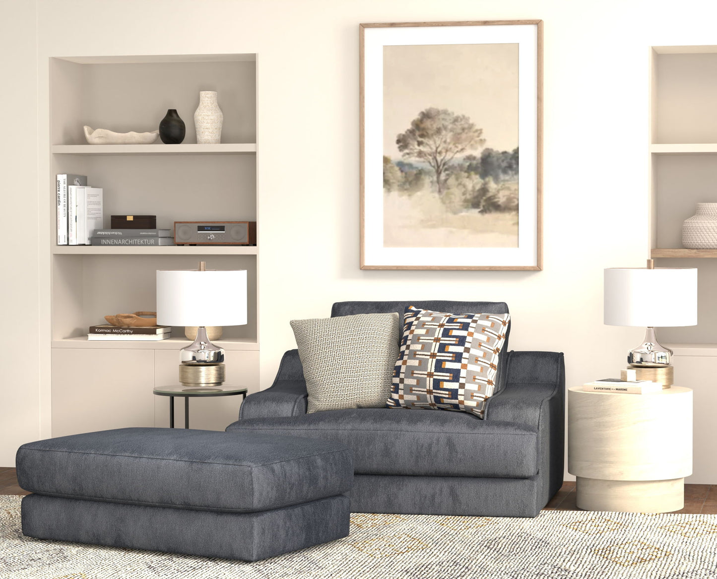 Olympus - Ottoman - Hornell Furniture Outlet