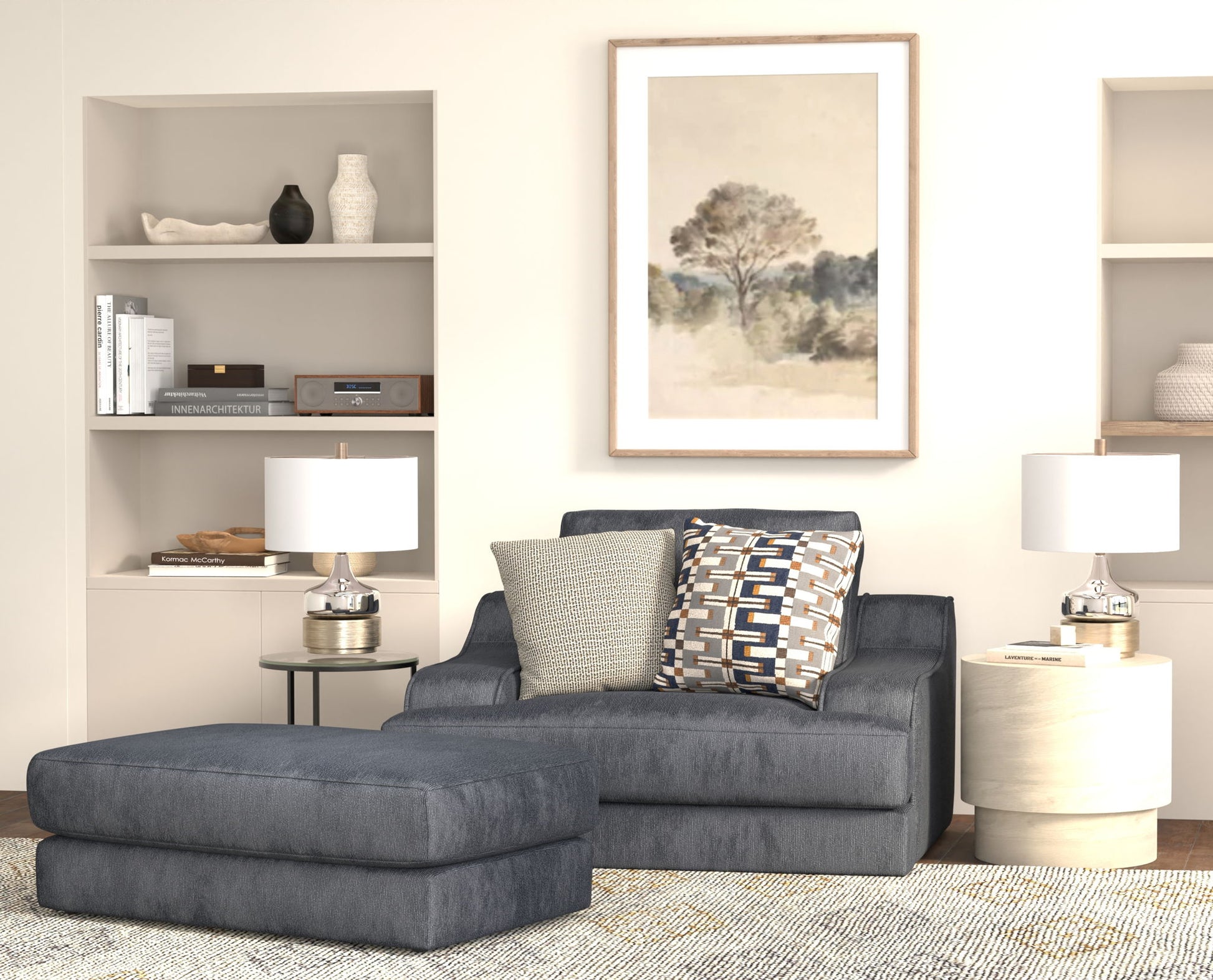 Olympus - Ottoman - Hornell Furniture Outlet