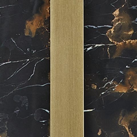 Neonish - Marble Table Lamp - Black / Gold Finish - Hornell Furniture Outlet