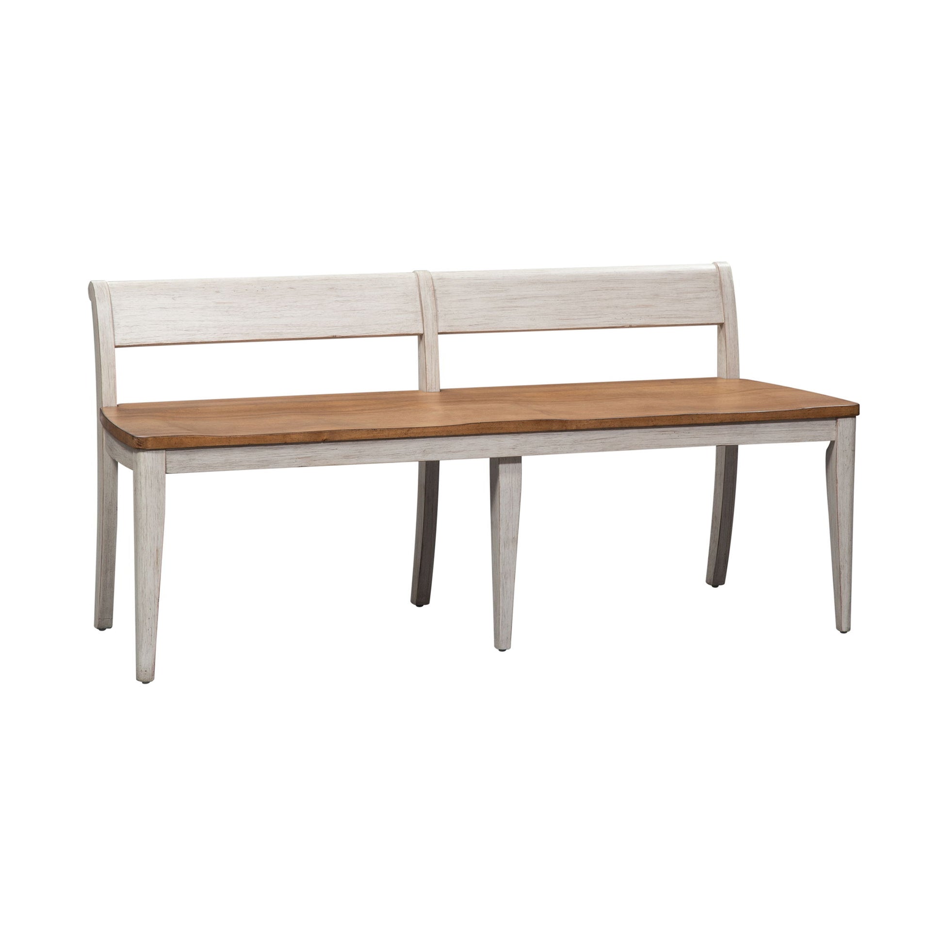 Farmhouse Reimagined - Bench - White - Hornell Furniture Outlet