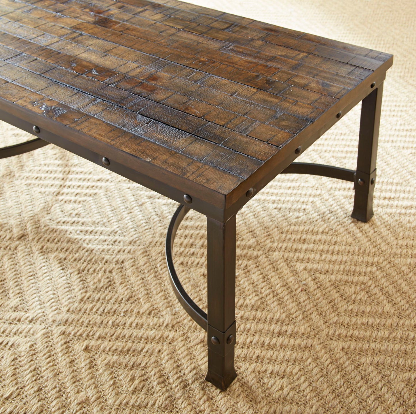 Ambrose - Coffee Table - Brown - Hornell Furniture Outlet