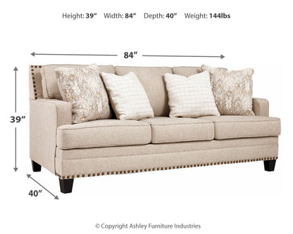 Claredon - Linen - Sofa - Hornell Furniture Outlet