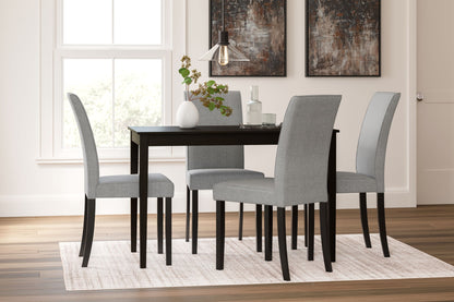Kimonte - Dark Brown - Rectangular Dining Room Table - Hornell Furniture Outlet