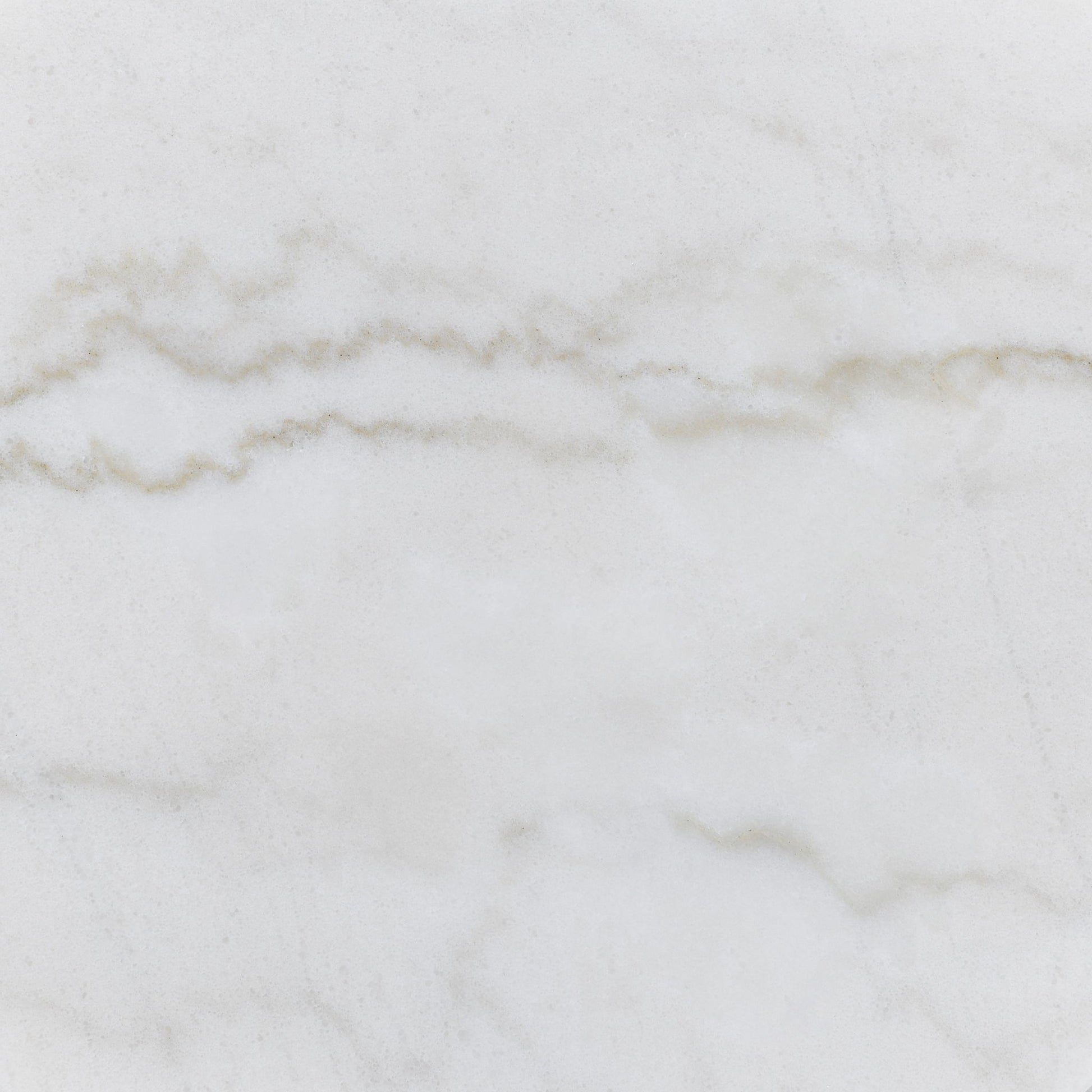 Arken - White Marble Lazy Susan - White - Hornell Furniture Outlet