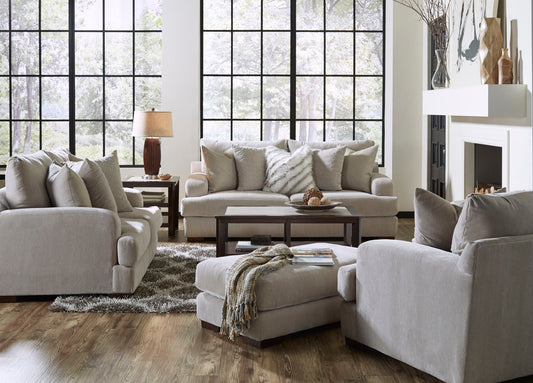 Gabrielle - Loveseat - Oyster - Hornell Furniture Outlet