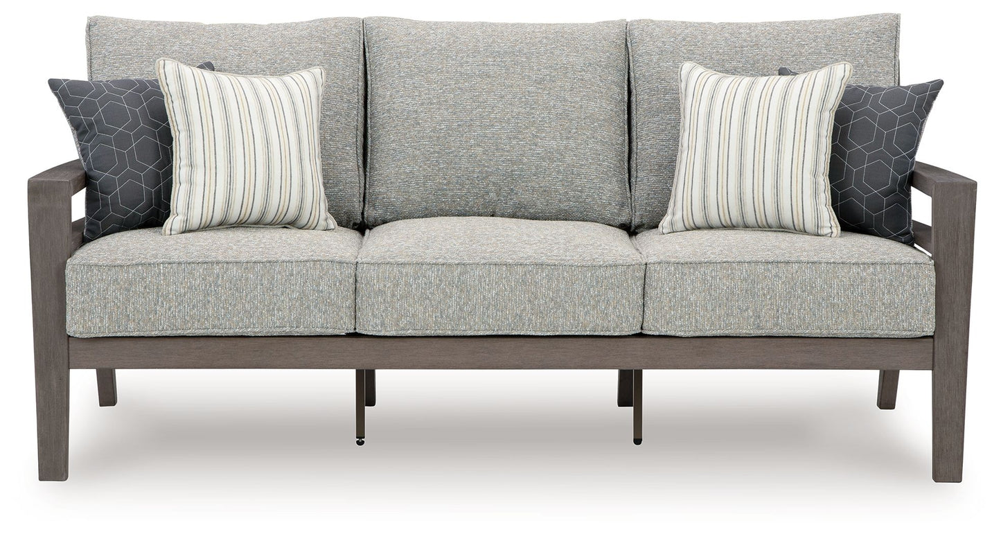Hillside Barn - Gray / Brown - Sofa With Cushion - Hornell Furniture Outlet
