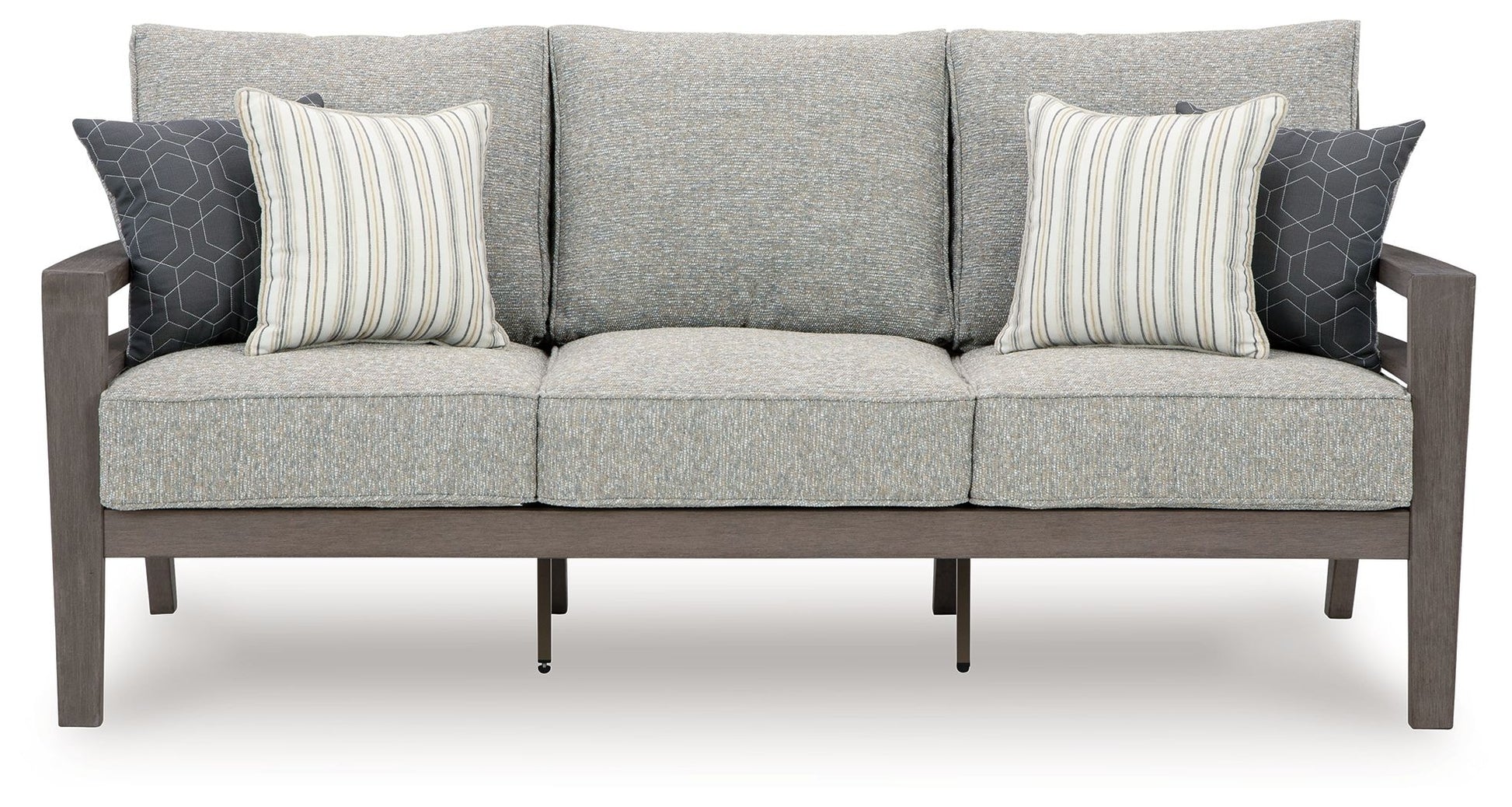 Hillside Barn - Gray / Brown - Sofa With Cushion - Hornell Furniture Outlet