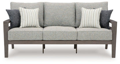 Hillside Barn - Gray / Brown - Sofa With Cushion - Hornell Furniture Outlet