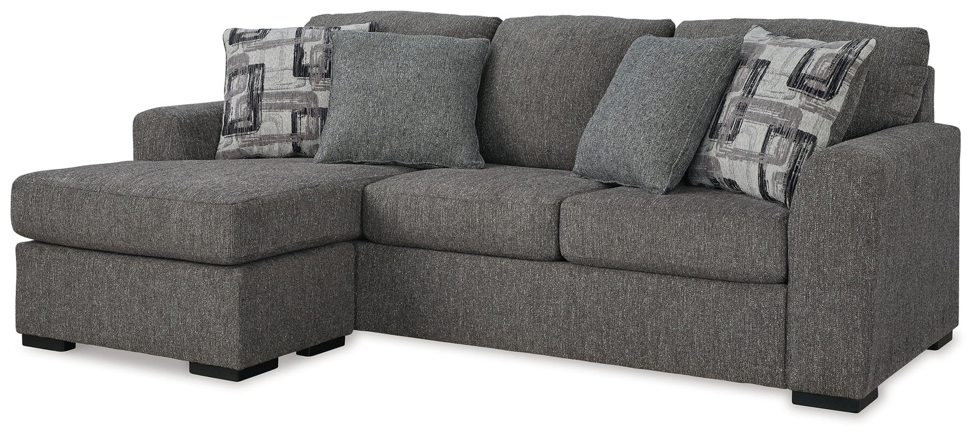 Gardiner - Pewter - Sofa Chaise - Hornell Furniture Outlet