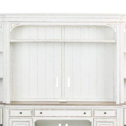 Magnolia Manor - Entertainment Hutch - White - Hornell Furniture Outlet