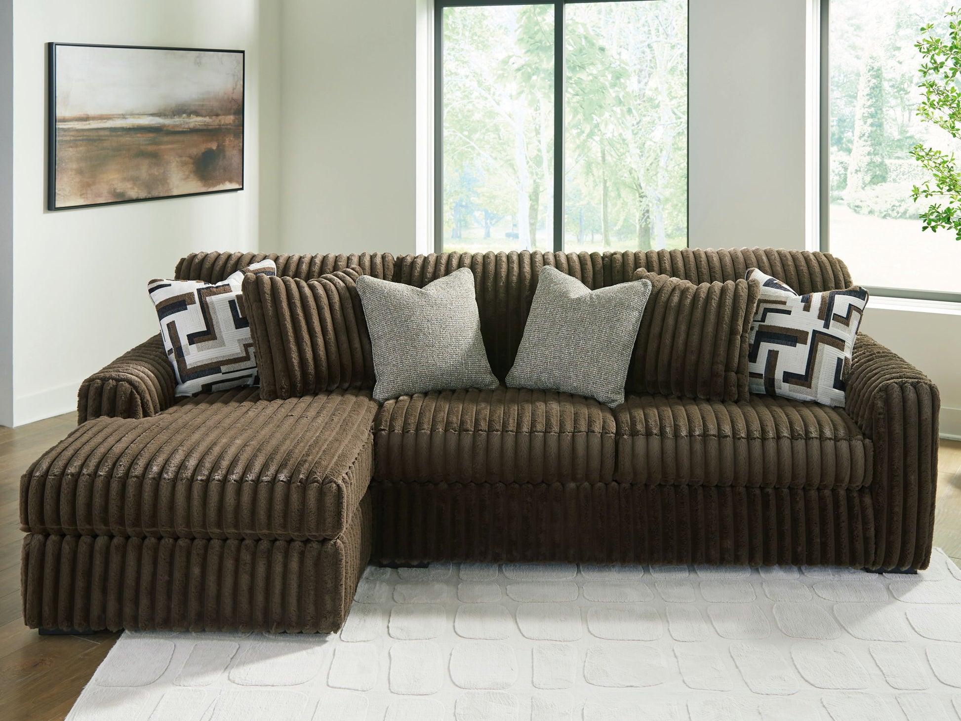 Midnight - Madness - Sectional - Hornell Furniture Outlet