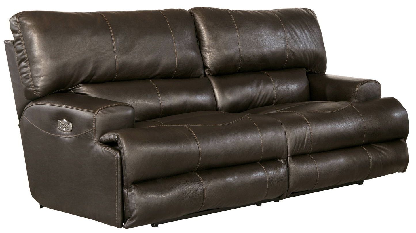 Wembley - Power Headrest With Lumbar Lay Flat Reclining Sofa - Hornell Furniture Outlet