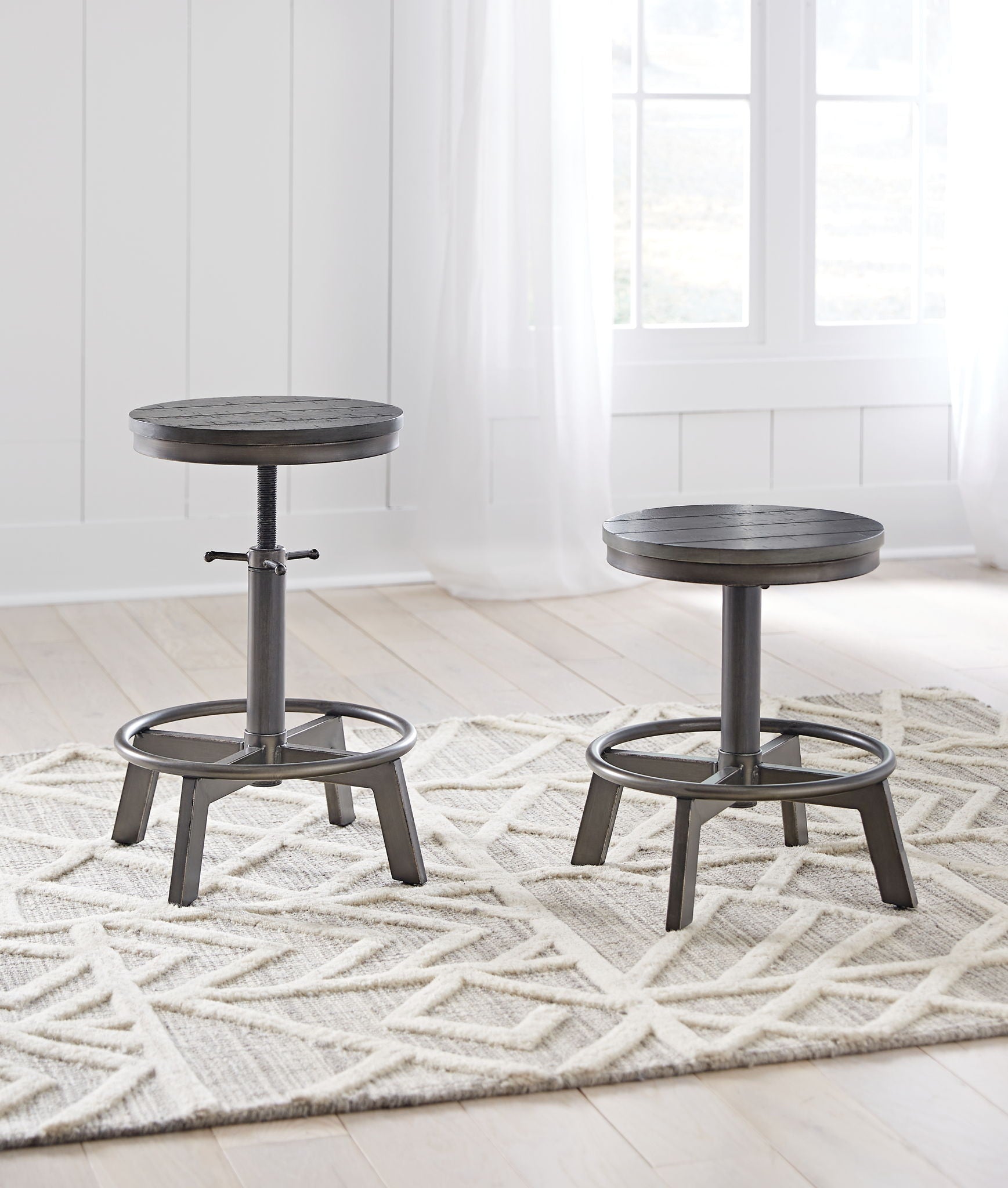 Torjin - Swivel Stool (Set of 2) - Hornell Furniture Outlet