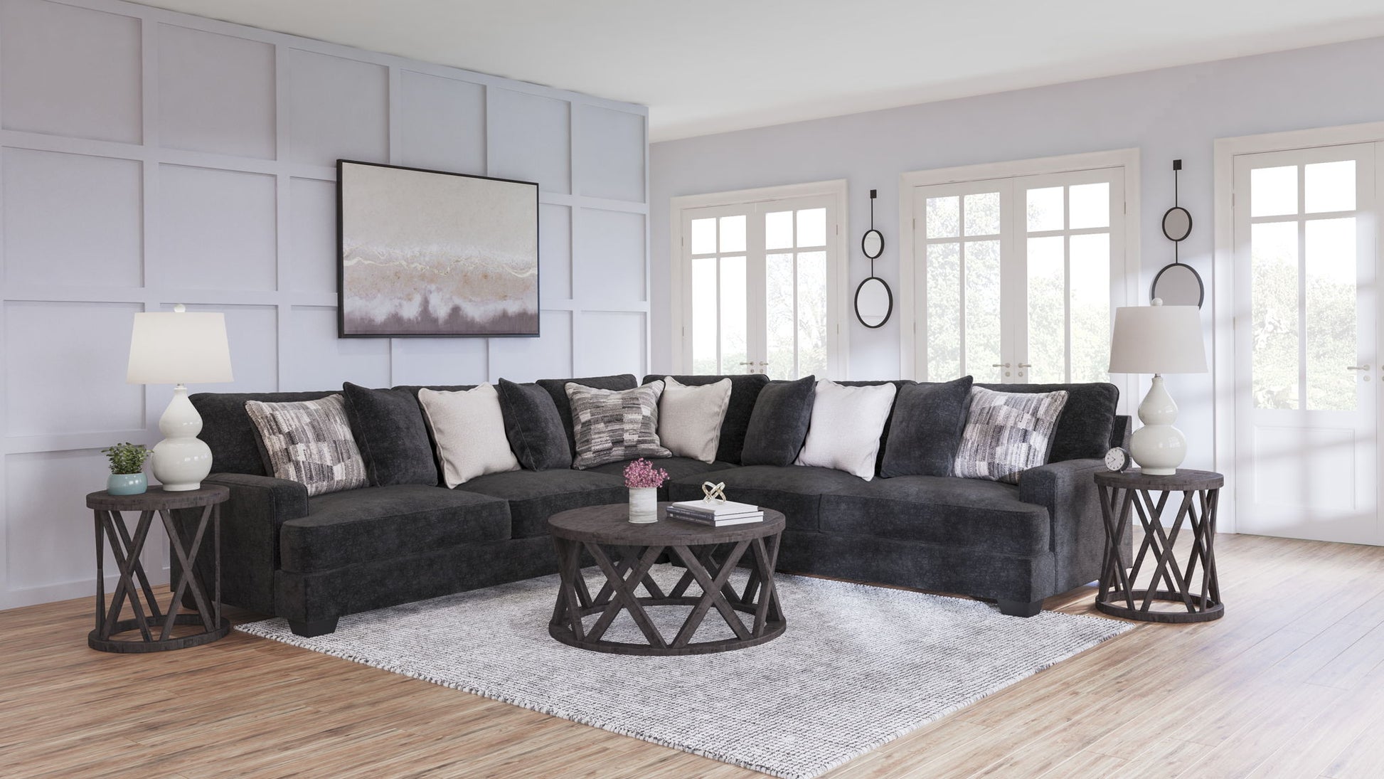 Lavernett - Sectional - Hornell Furniture Outlet