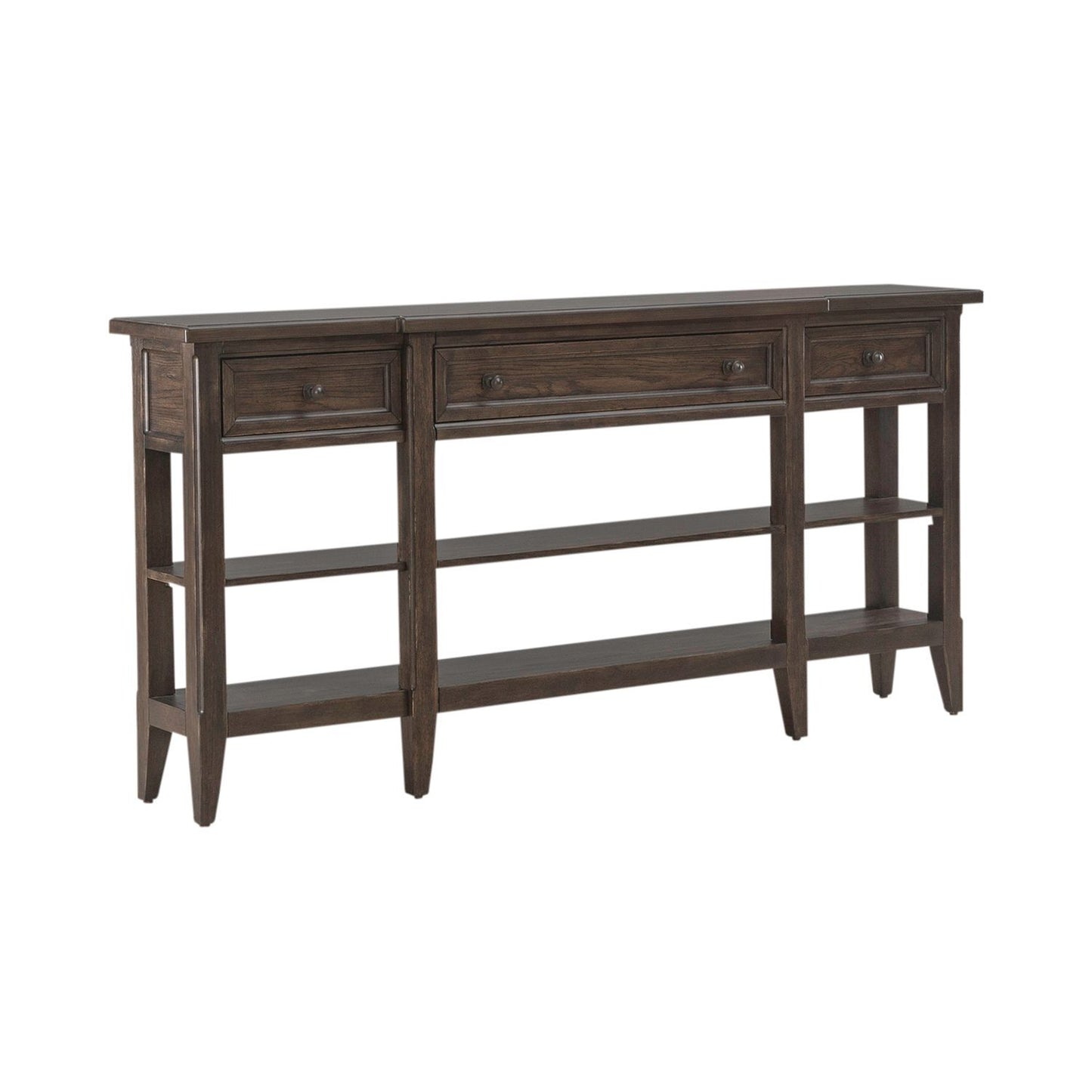 Paradise Valley - Hall Console Table - Dark Brown - Hornell Furniture Outlet