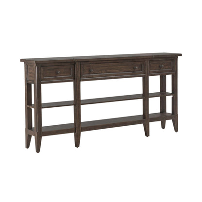 Paradise Valley - Hall Console Table - Dark Brown - Hornell Furniture Outlet