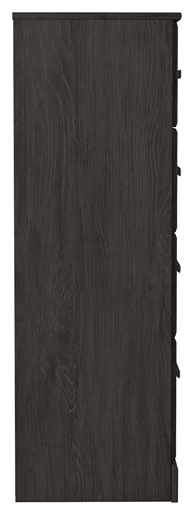 Belachime - Charcoal - Four Drawer Chest - Hornell Furniture Outlet
