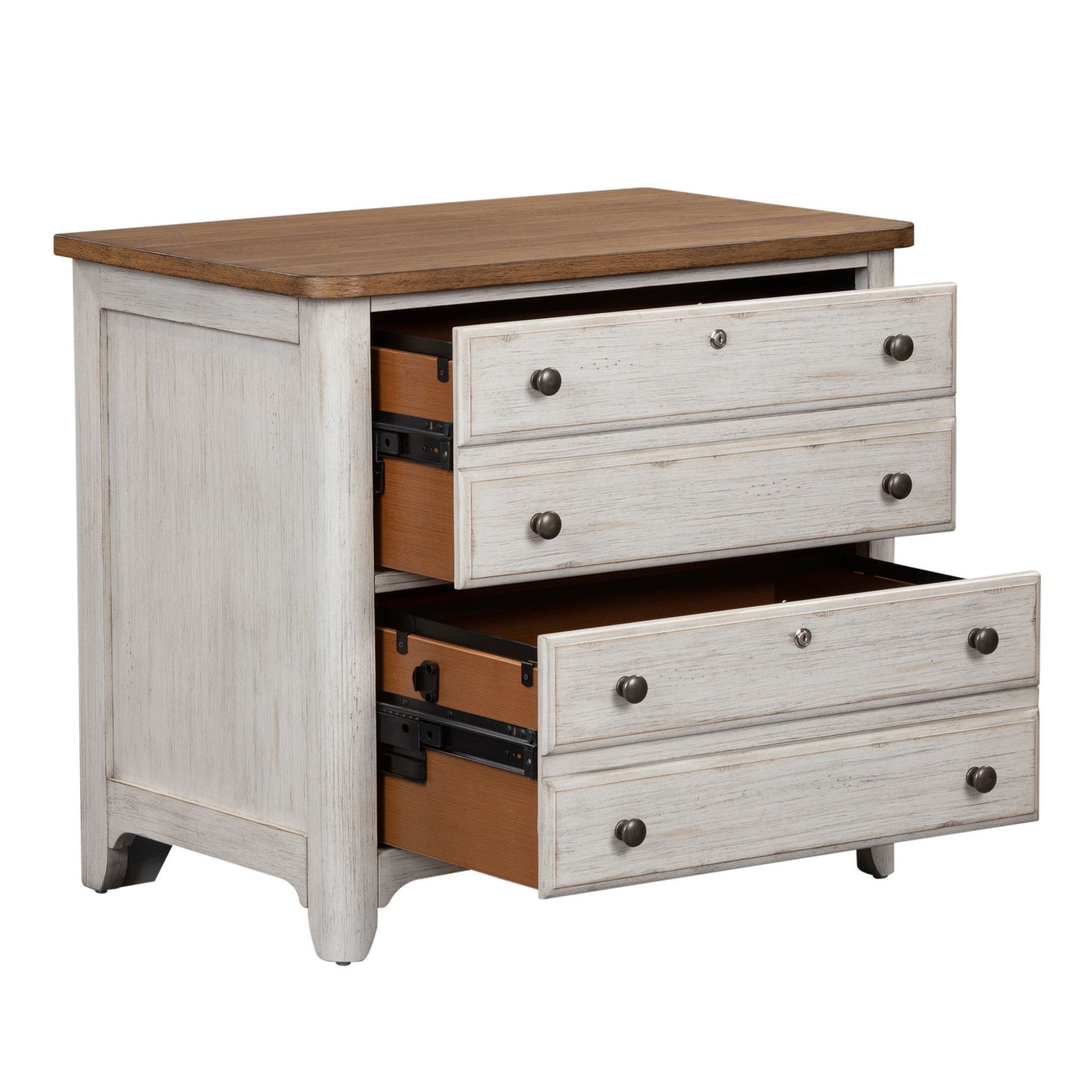 Farmhouse Reimagined - Lateral File - White - Hornell Furniture Outlet