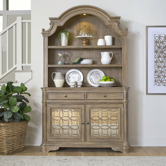 Magnolia Manor - Hutch & Buffet - Hornell Furniture Outlet