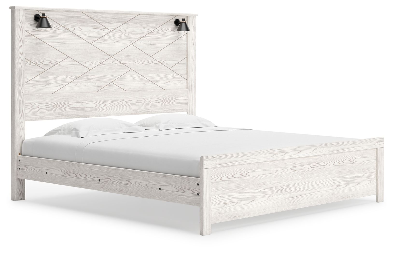 Gerridan - Panel Bedroom Set With Sconces - Hornell Furniture Outlet