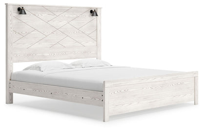 Gerridan - Panel Bedroom Set With Sconces - Hornell Furniture Outlet