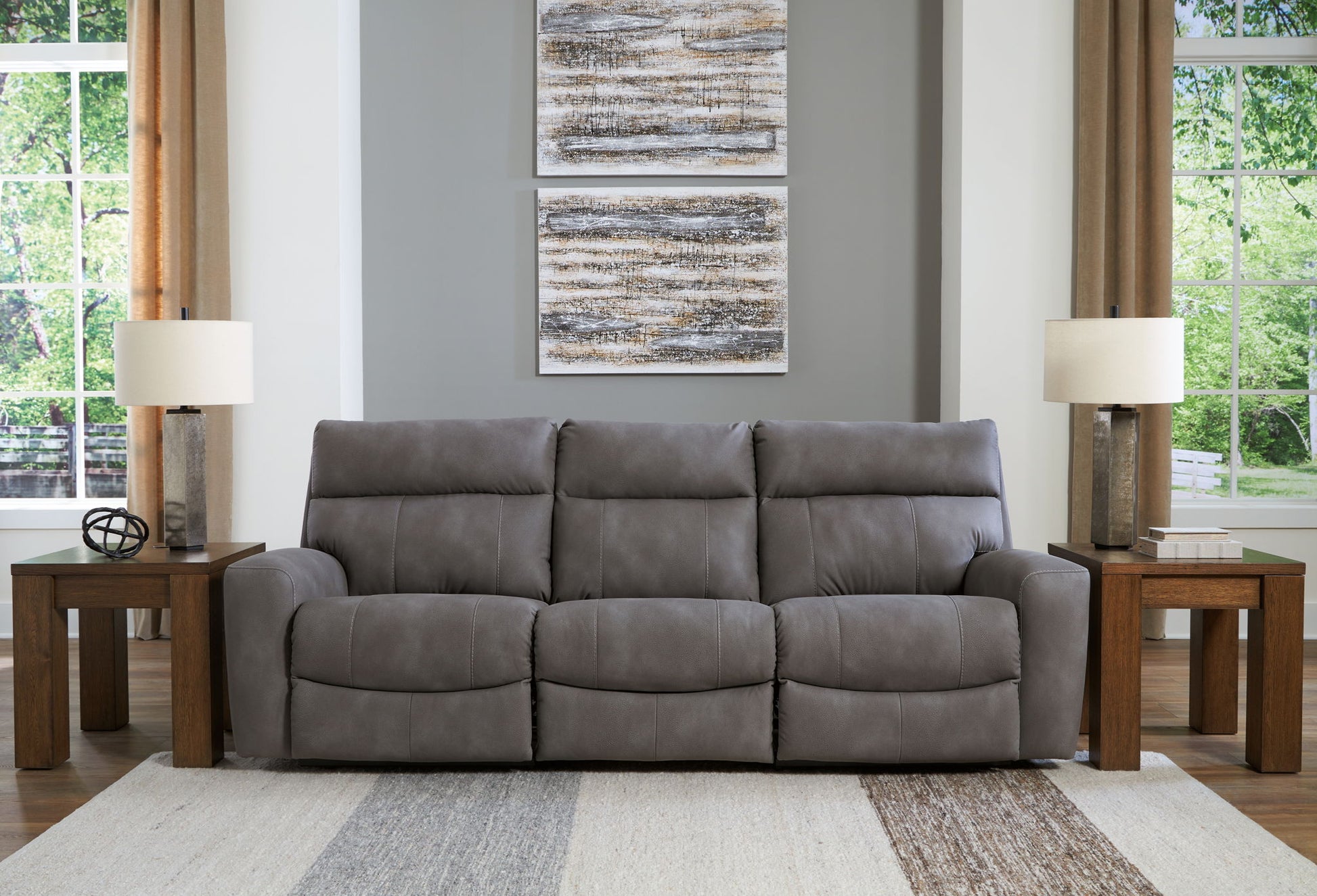 Next - Gen Durapella - Reclining Sectional - Hornell Furniture Outlet