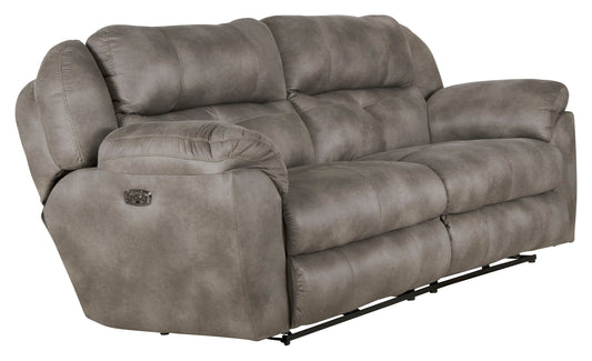 Ferrington - Power Lay Flat Reclining Sofa with Power Adjustable Headrest & Lumbar - Hornell Furniture Outlet