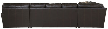 Denali - Italian Leather Match Sectional - Hornell Furniture Outlet