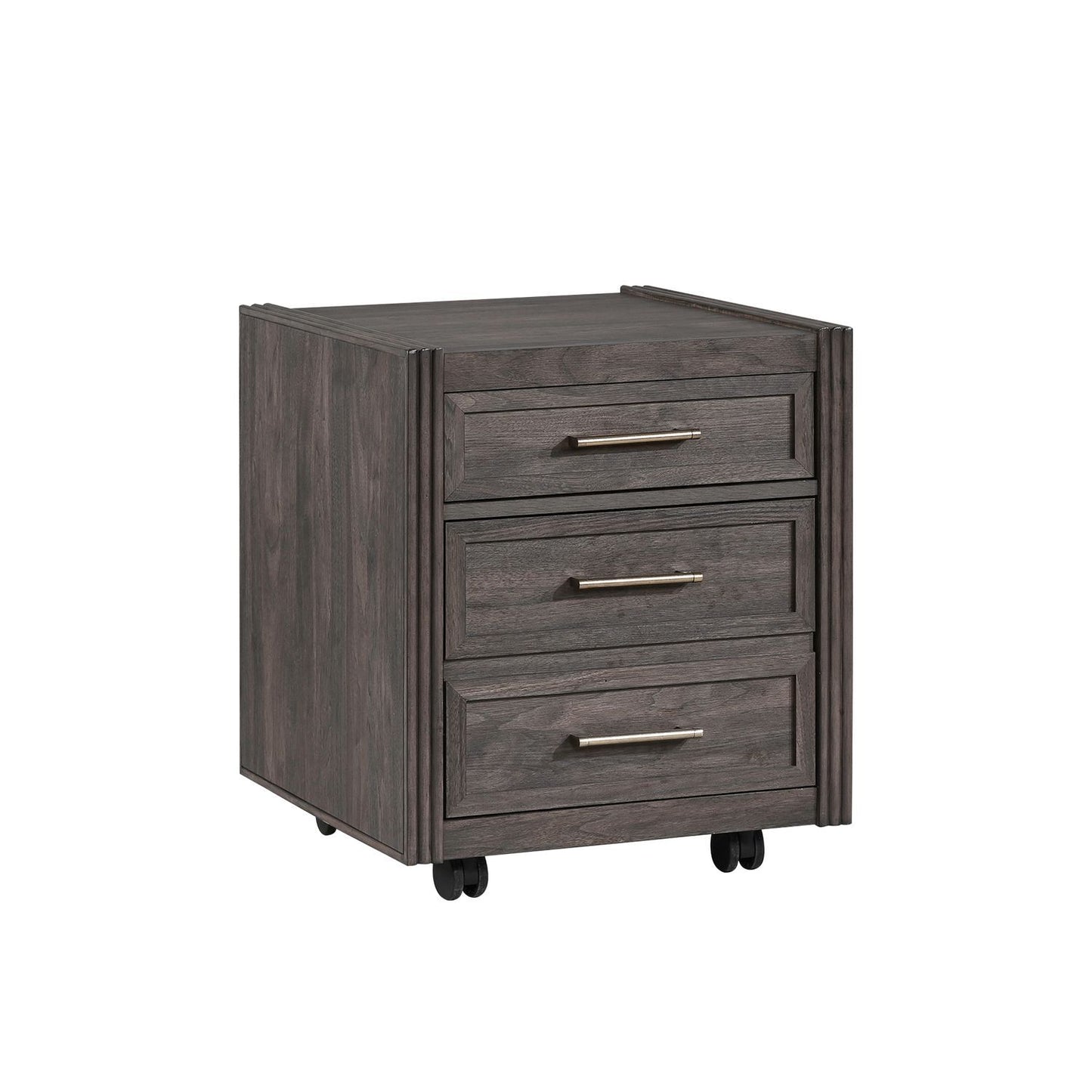 Modern Edge - Castered Filing Cabinet - Caffe - Hornell Furniture Outlet