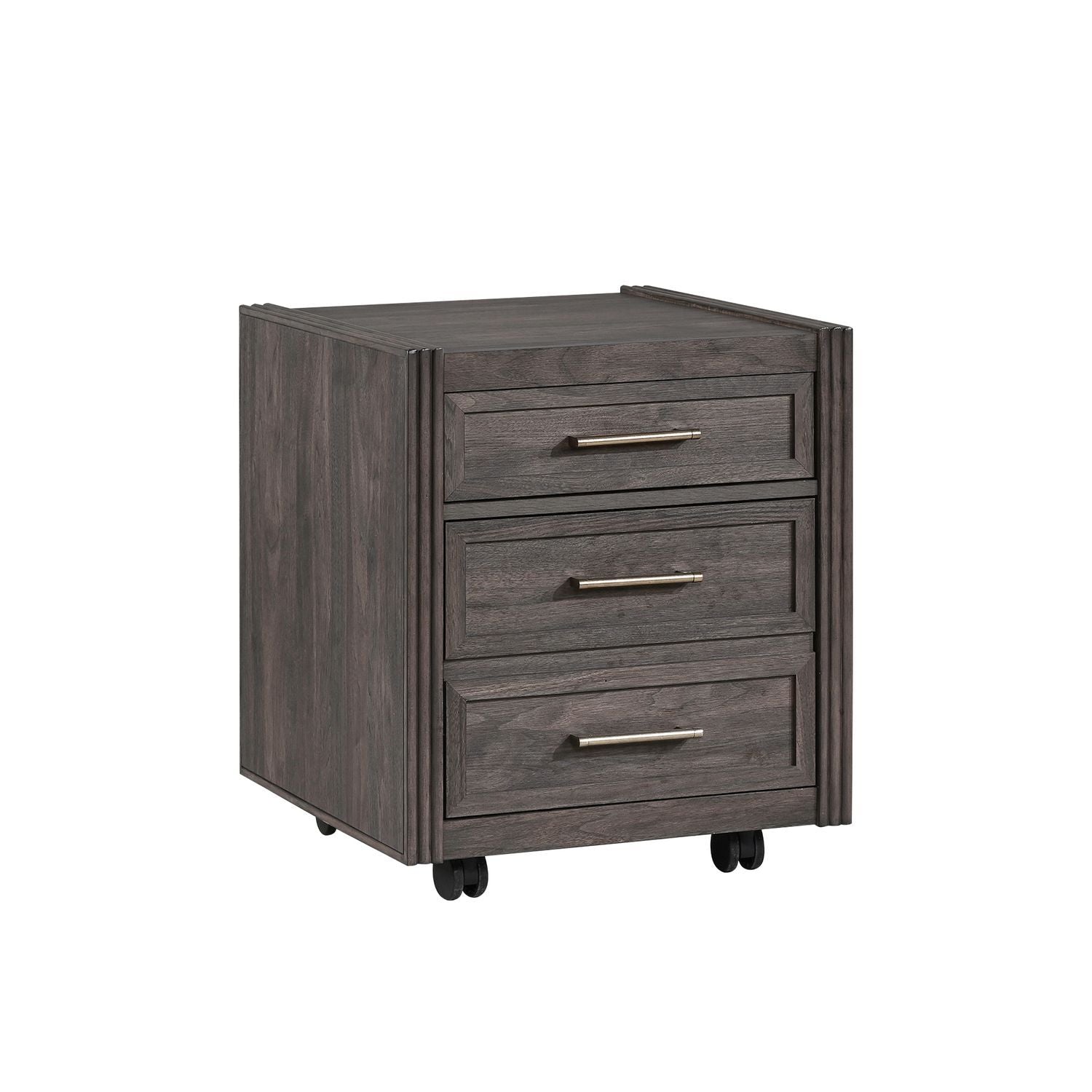 Modern Edge - Castered Filing Cabinet - Caffe - Hornell Furniture Outlet