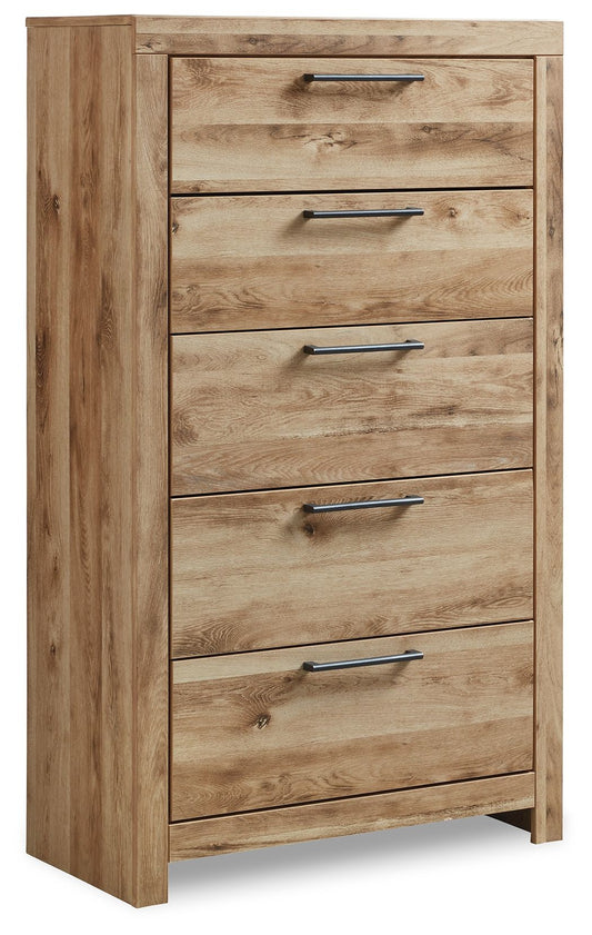 Hyanna - Five Drawer Chest - Tan Brown - Hornell Furniture Outlet