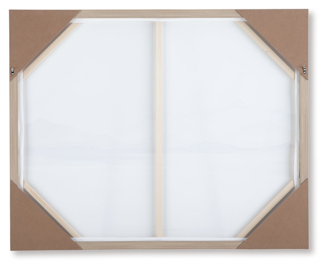 Karalen - White / Gray / Brown - Wall Art - Hornell Furniture Outlet