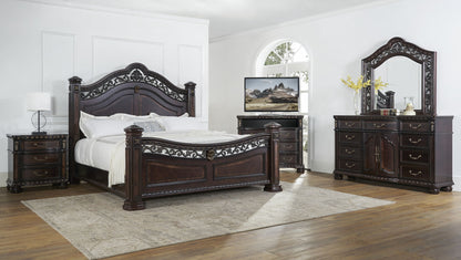Monte Carlo - Nightstand - Dark Brown - Hornell Furniture Outlet